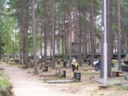 The old wood church of Sodankylä Graveyard