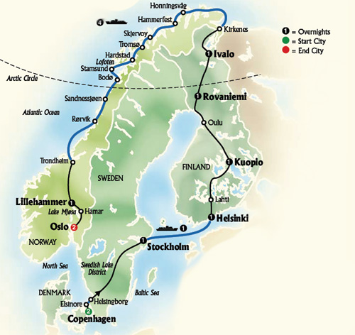 Scandinavia Route