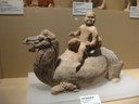 Pottery Camel With Hun Figure