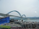 Train bridge across Yangtze River