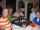 Dinner at Casa De Los Tesoros Hotel, Alamos (Ida, Pat & Howard, Ray & Joyce)