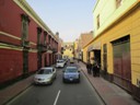 Narrow one way street, Lima