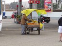 Street vendor along route to Paracas