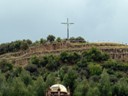 Cross on hilltop overlooking Cozco