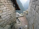 Narrow walkways, Machu Picchu
