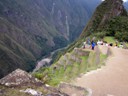 Terraces and Urubamba River below, Machu Picchu