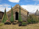 Totora reed house