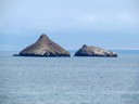 Small islands off the coast of Santa Cruz