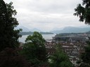 Lake Lucerne from the Old City Wall