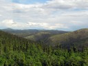 Top of the World route to Dawson, Yukon, Canada
