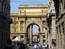 Arch entering Piazza della Repubblica