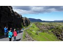 Trail thru Rift Valley, Thingvellir (BingVellir) National Park