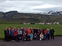 Group Photo, Farm near Eyjafjallajokull Volcano
