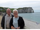 Beach and Chalk Cliffs, Etretat (Howard & Pat)