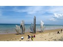 Les Braves Sculpture Omaha Beach Memoral,  Saint-Laurent-sur-Mer